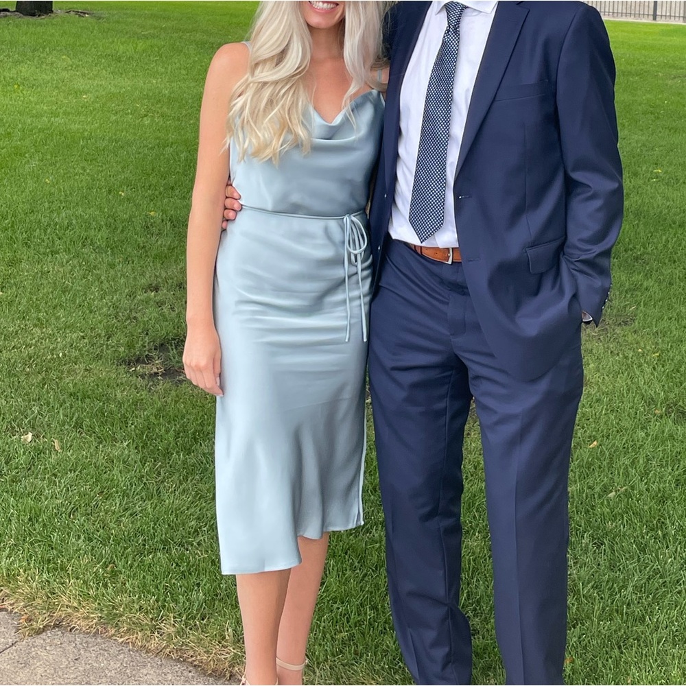 Satin Wedding Guest Dress